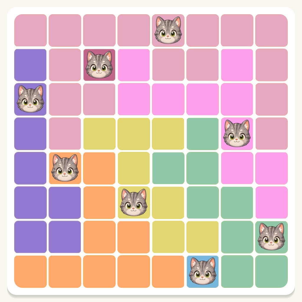 Meowdoku Level 102 Answer, Cheat & Solution