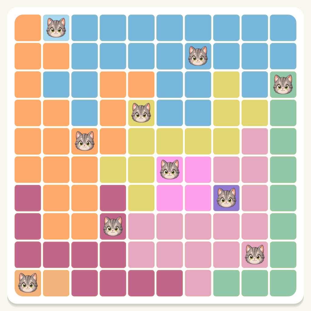 Meowdoku Level 335 Answer, Cheat & Solution