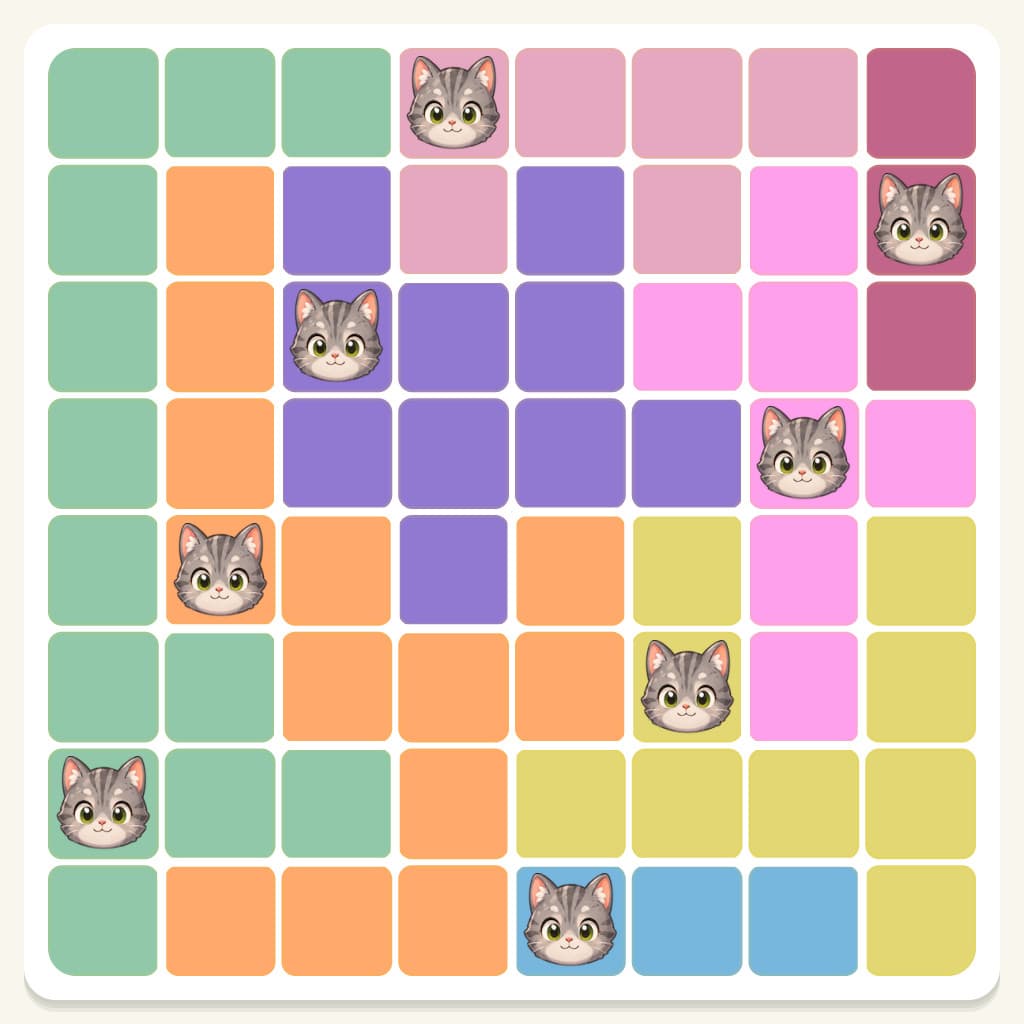 Meowdoku Level 487 Answer, Cheat & Solution