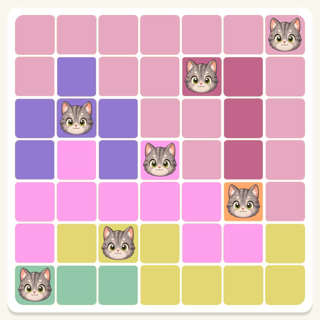 Meowdoku Level 92 Screenshot
