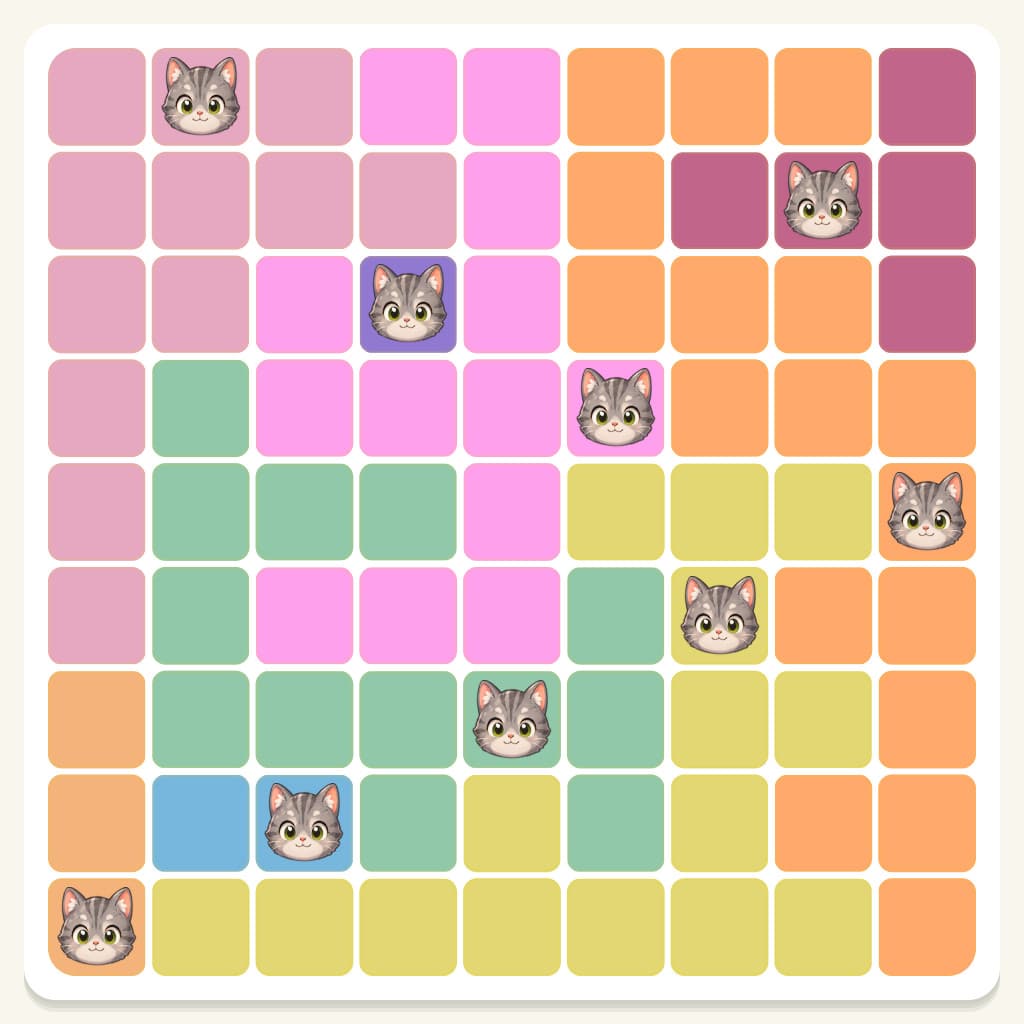 Meowdoku Level 494 Screenshot