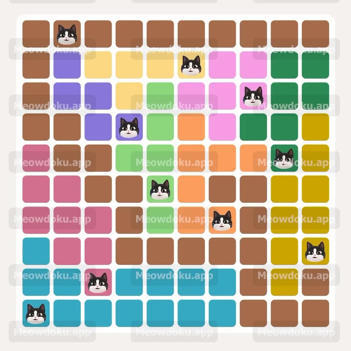 Meowdoku Level 165 Screenshot