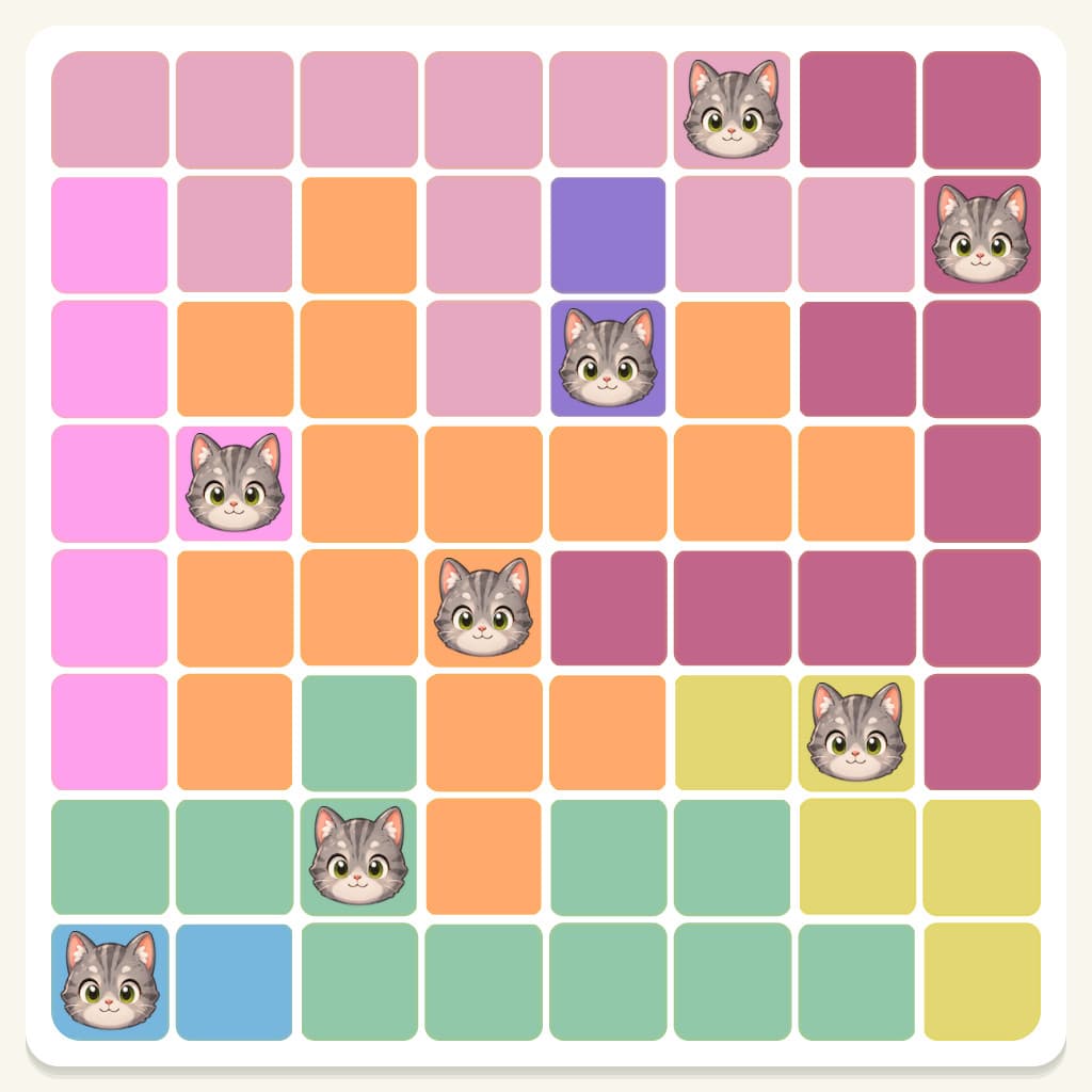 Meowdoku Level 597 Screenshot