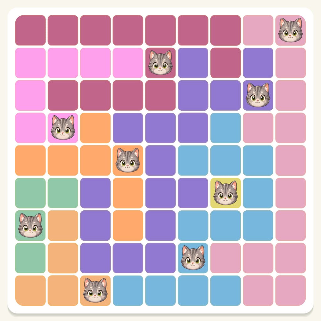 Meowdoku Level 664 Screenshot