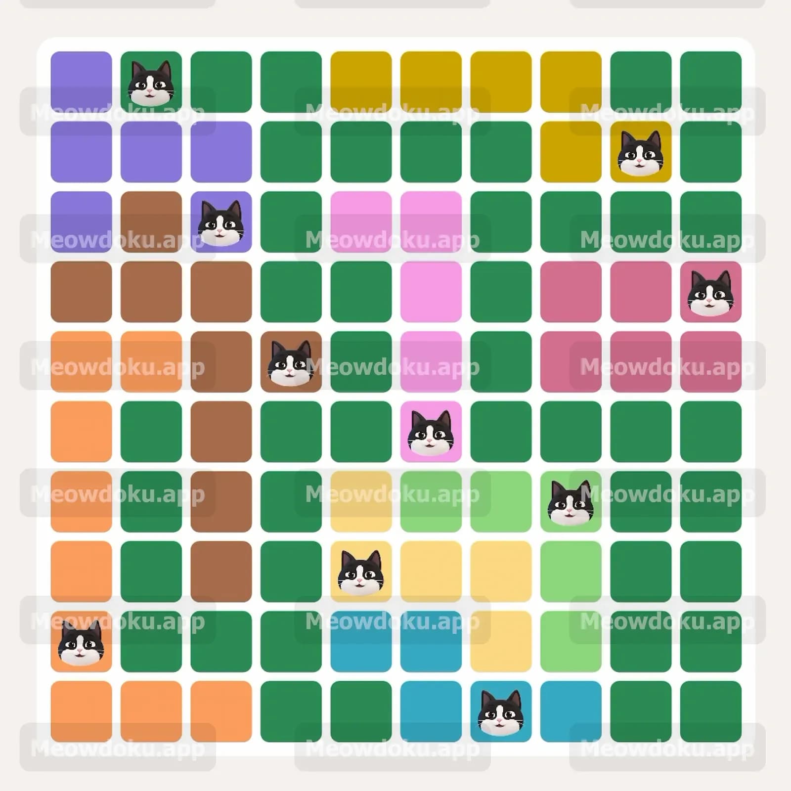 Meowdoku Level 289 Screenshot
