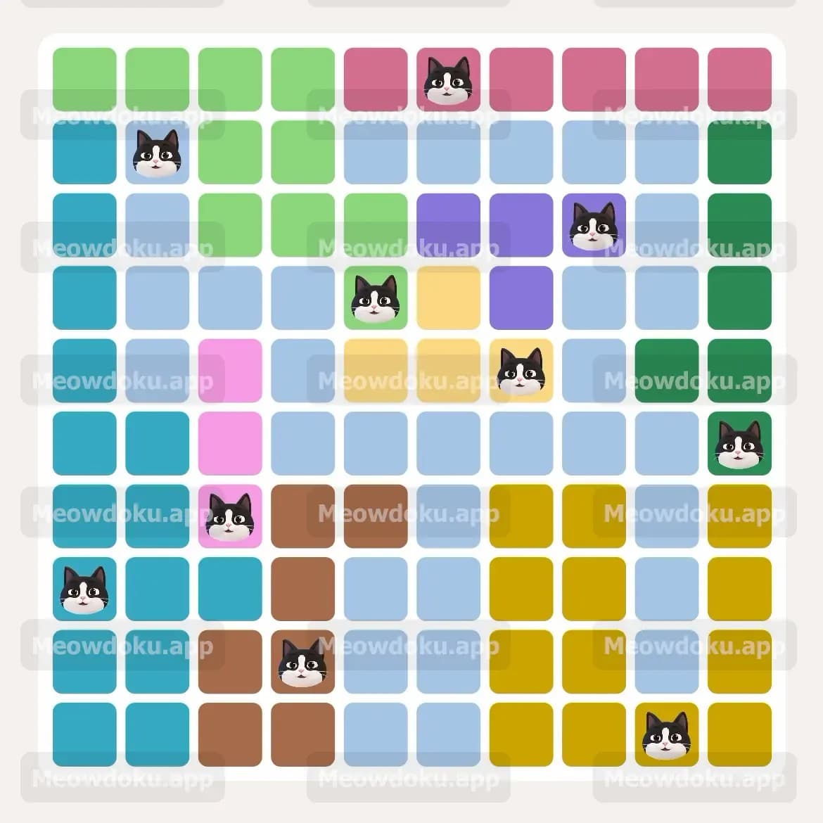 Meowdoku Level 183 Screenshot