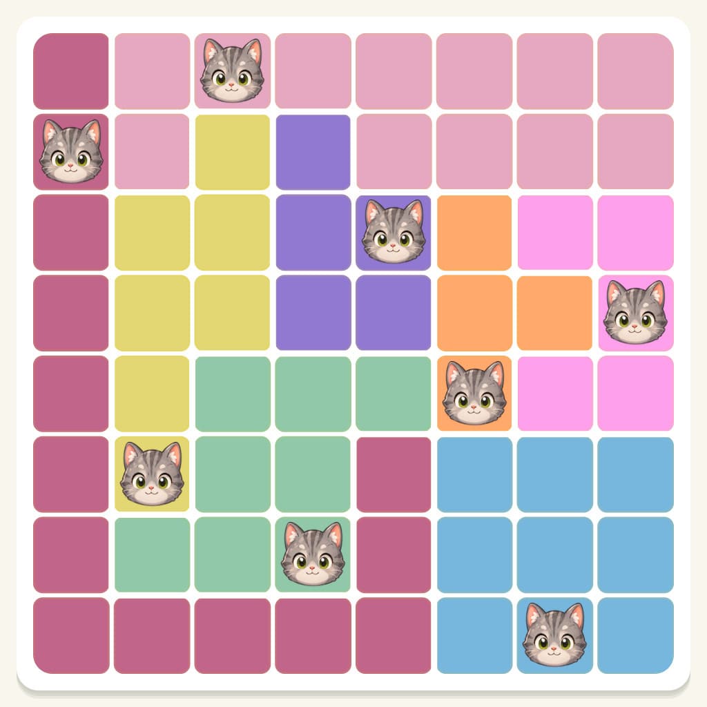 Meowdoku Level 777 Answer, Cheat & Solution