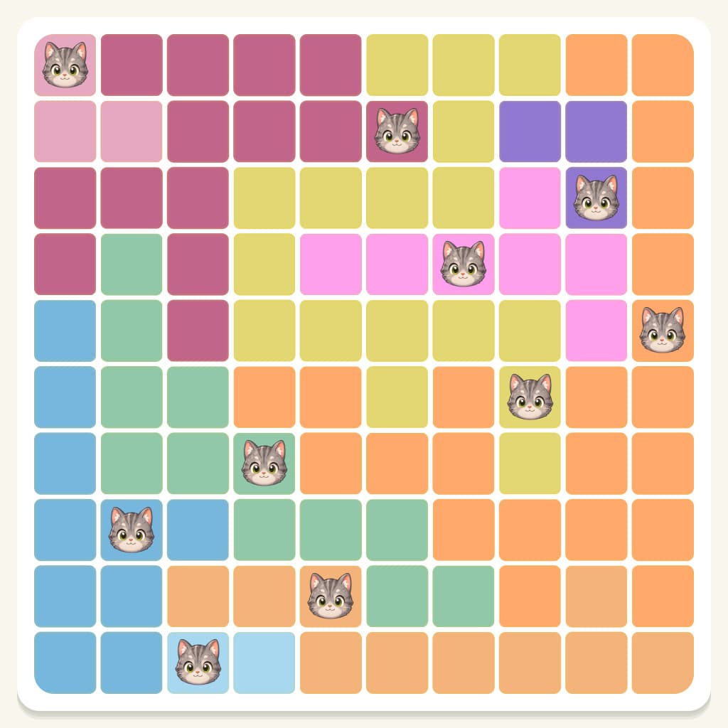 Meowdoku Level 210 Screenshot
