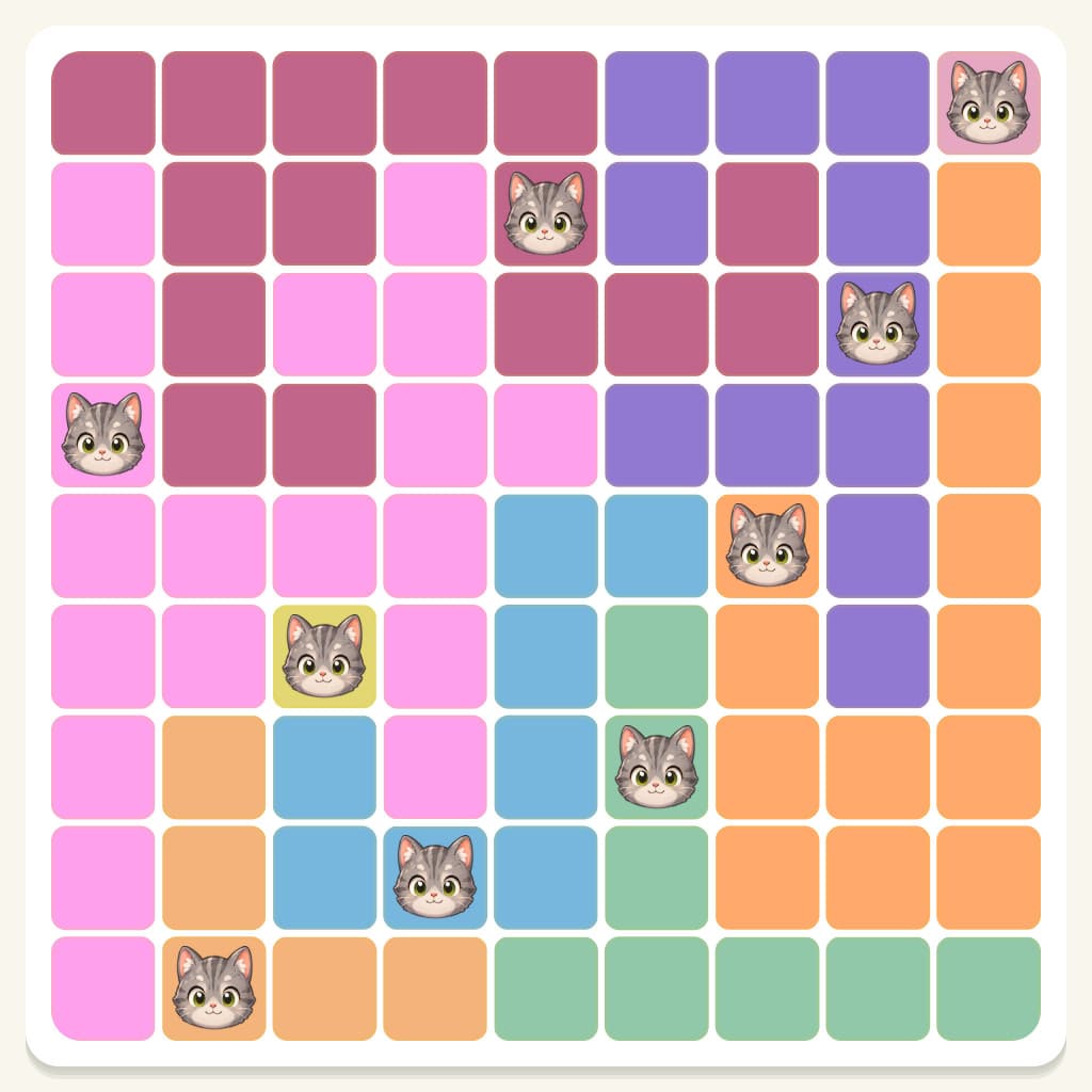 Meowdoku Level 334 Answer, Cheat & Solution
