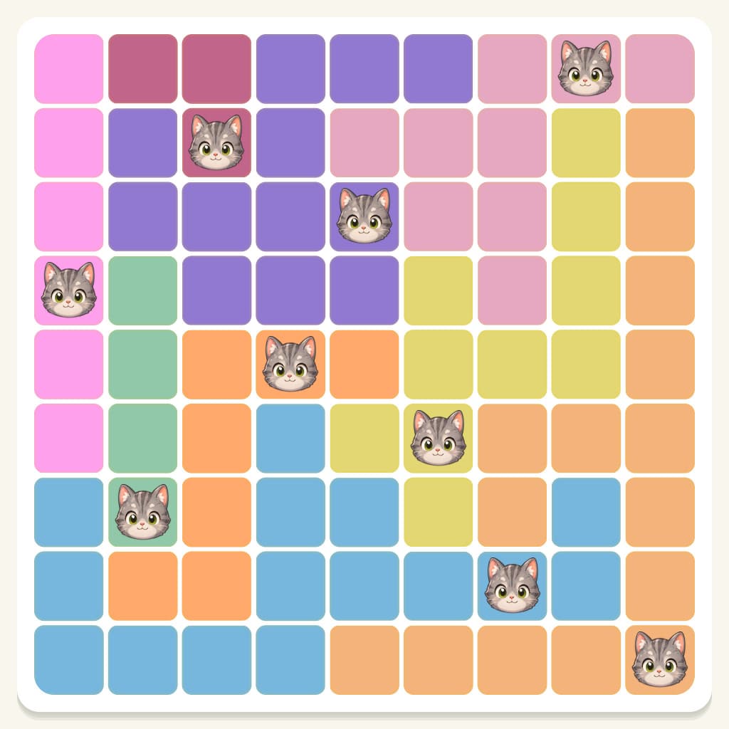 Meowdoku Level 108 Screenshot