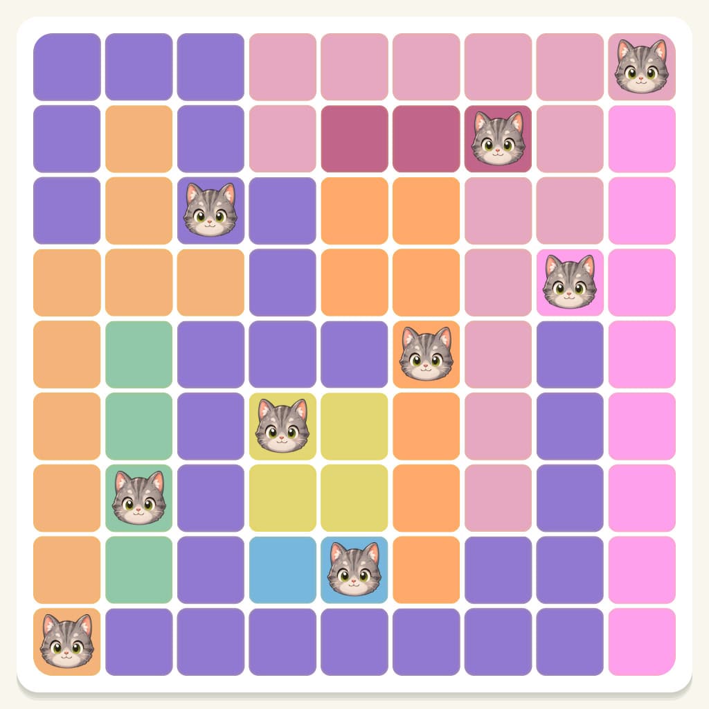 Meowdoku Level 424 Screenshot