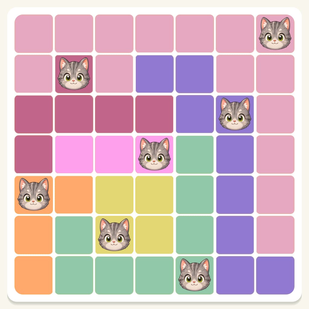 Meowdoku Level 706 Answer, Cheat & Solution