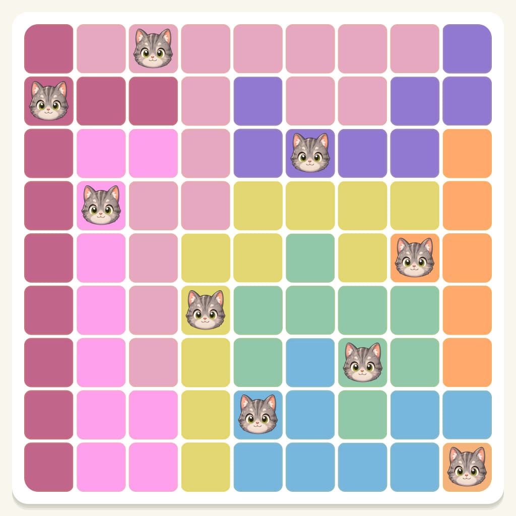 Meowdoku Level 748 Screenshot
