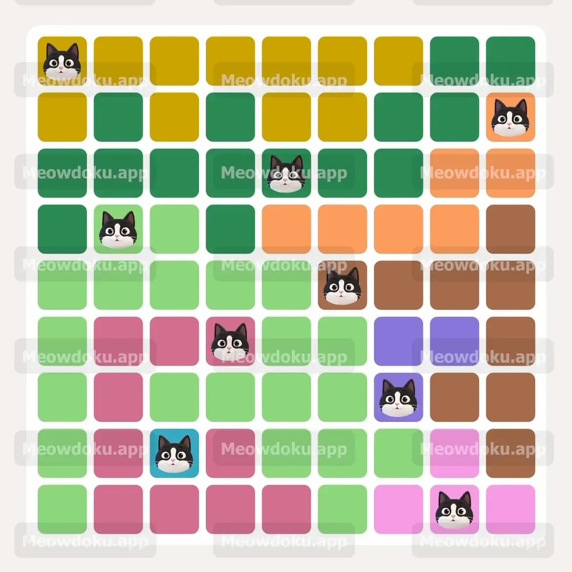 Meowdoku Level 22 Screenshot