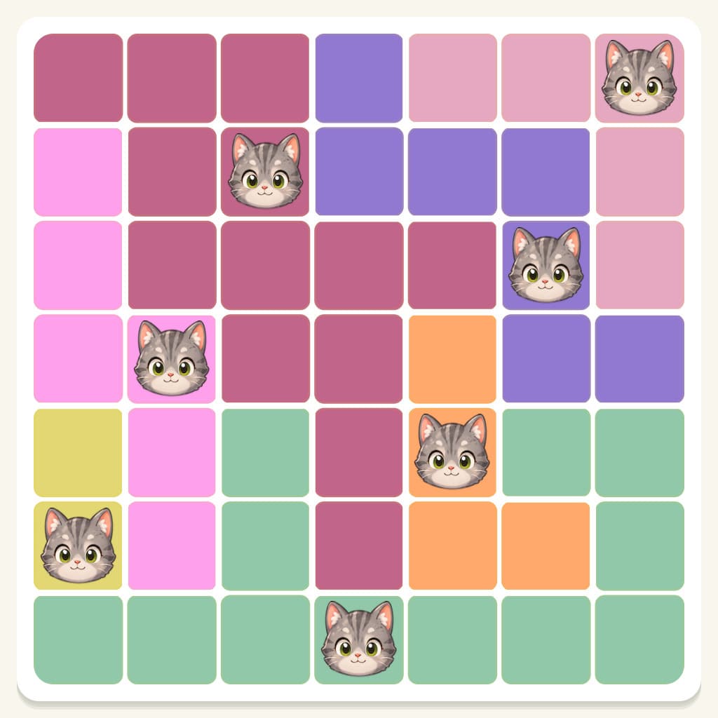 Meowdoku Level 553 Answer, Cheat & Solution
