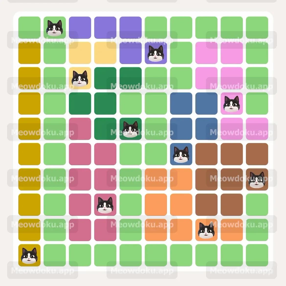 Meowdoku Level 173 Screenshot
