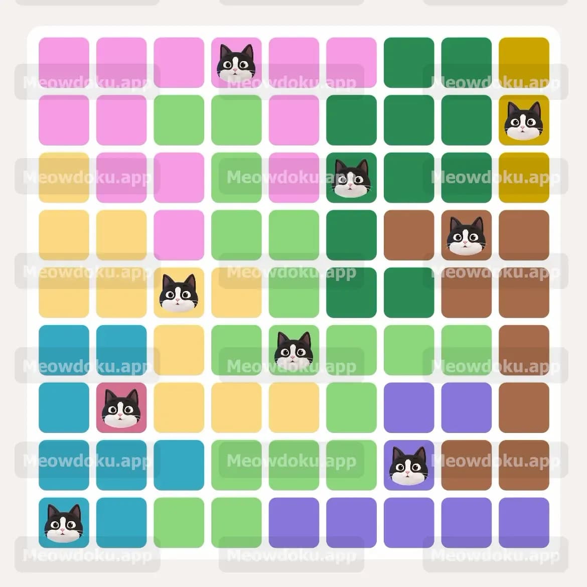 Meowdoku Level 87 Screenshot