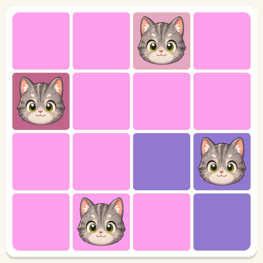 Meowdoku Level 1 Screenshot