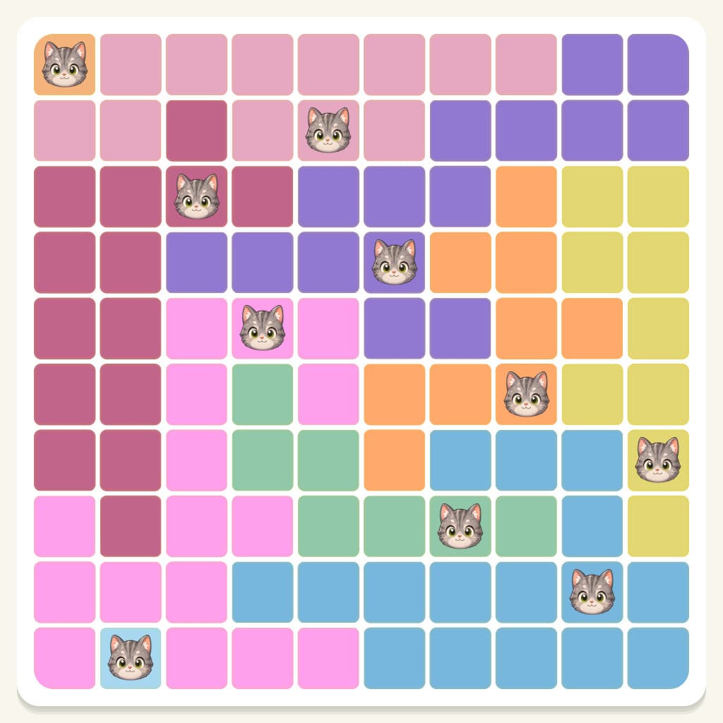 Meowdoku Level 705 Screenshot