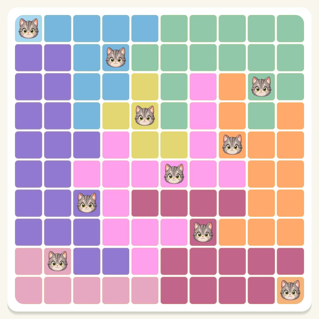 Meowdoku Level 895 Answer, Cheat & Solution