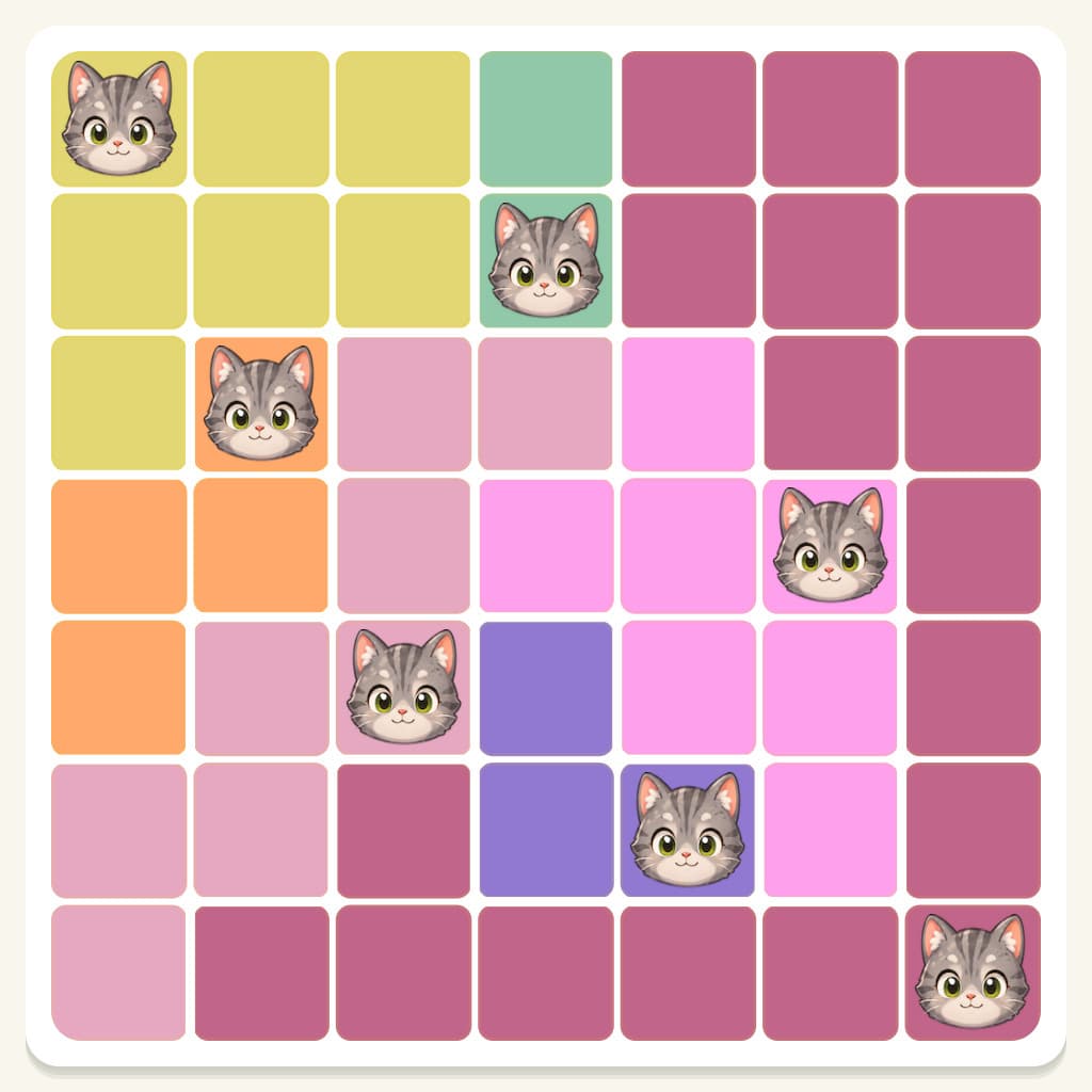 Meowdoku Level 84 Answer, Cheat & Solution