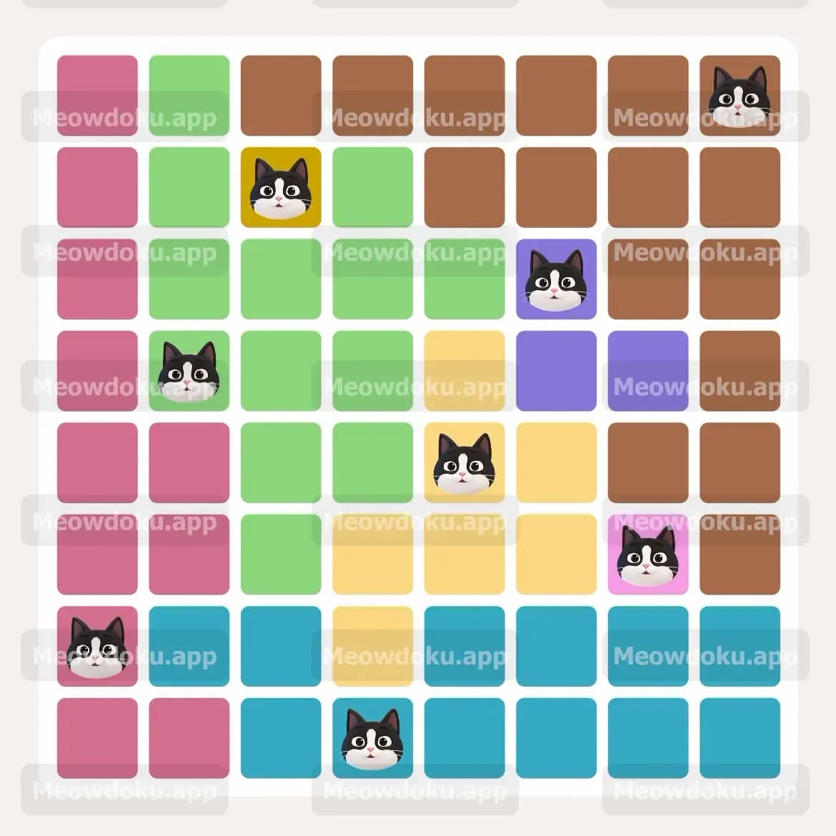 Meowdoku Level 61 Screenshot