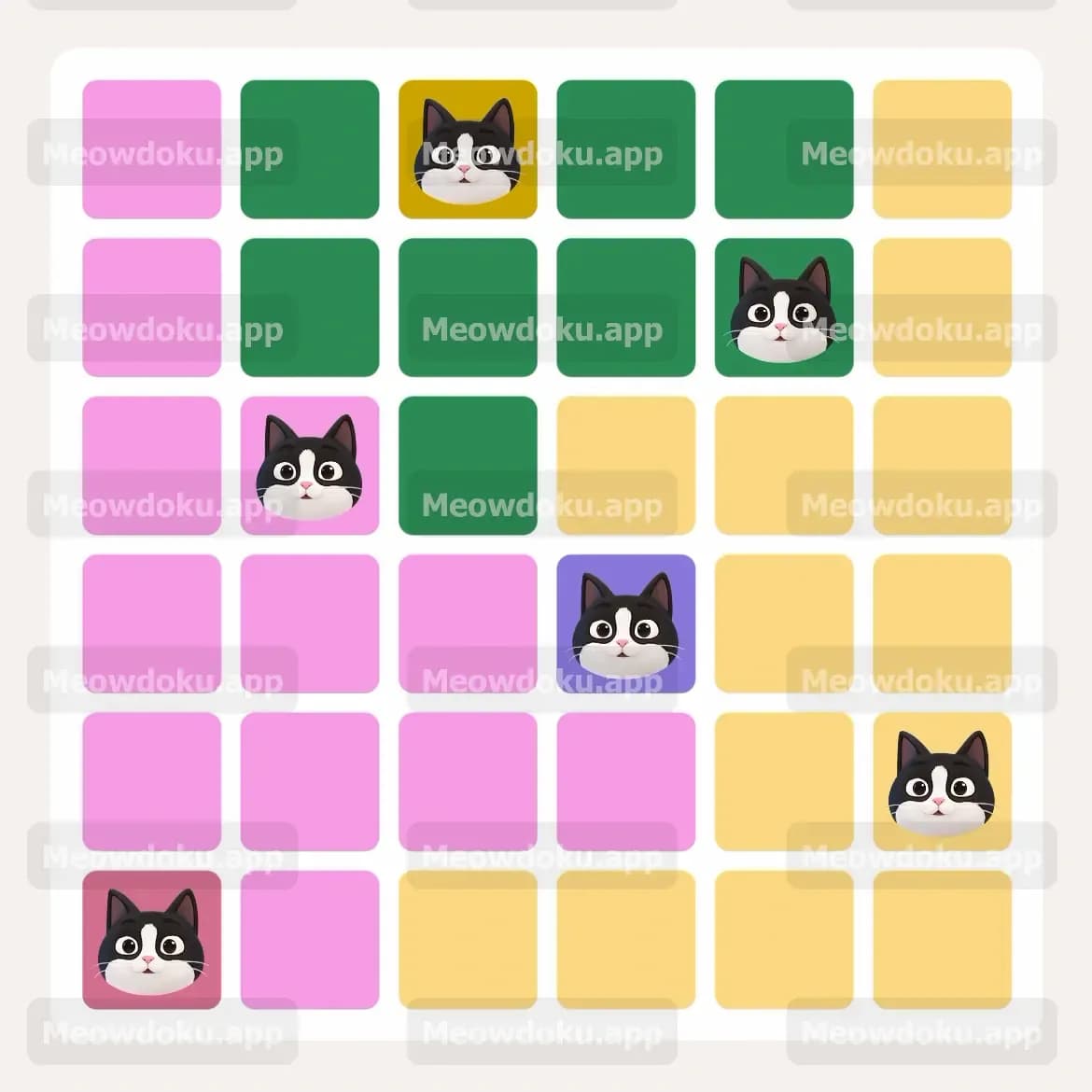 Meowdoku Level 6 Screenshot