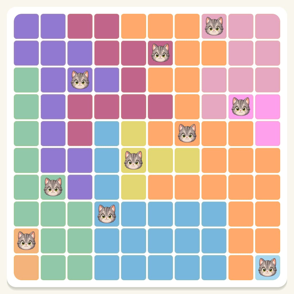 Meowdoku Level 385 Screenshot