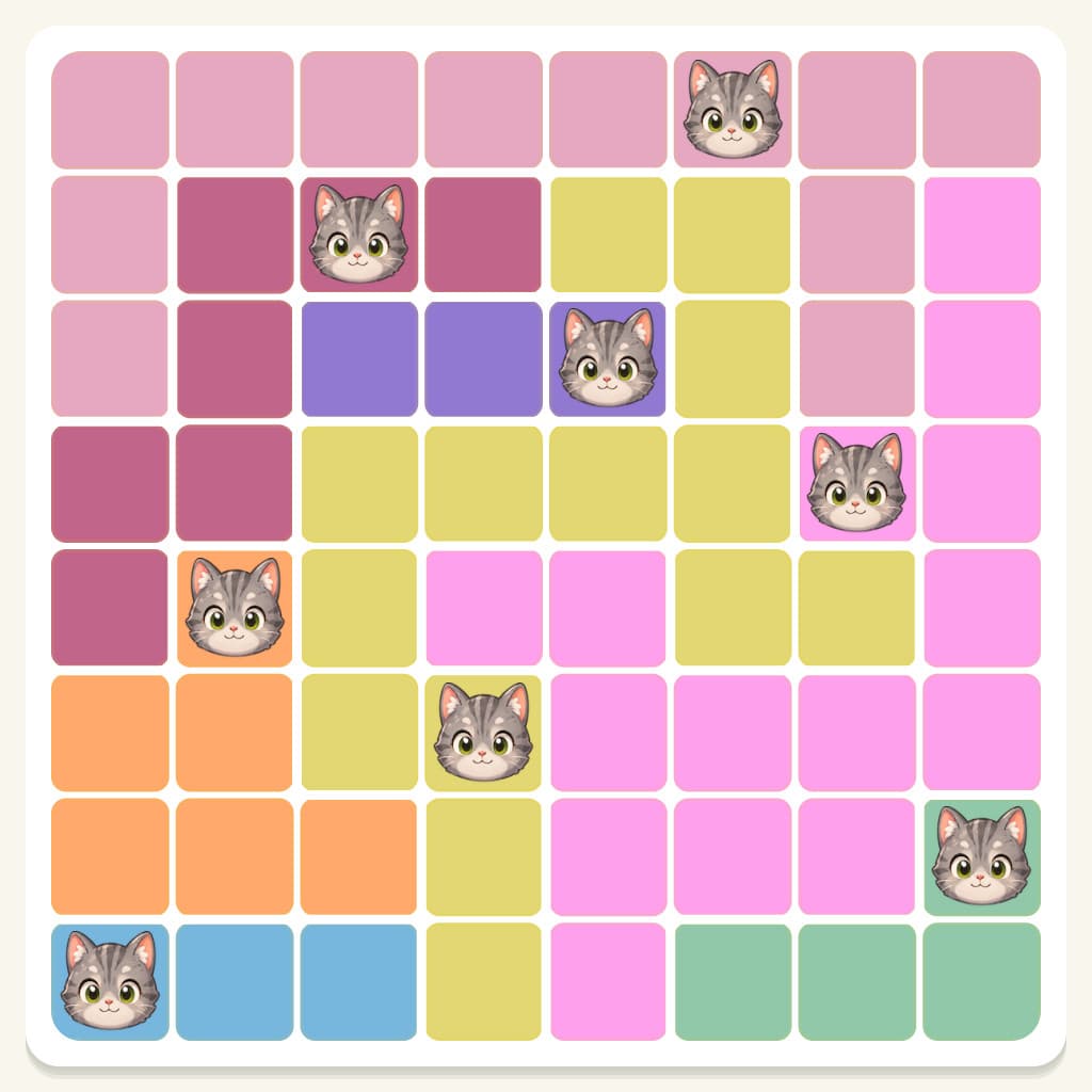 Meowdoku Level 529 Answer, Cheat & Solution