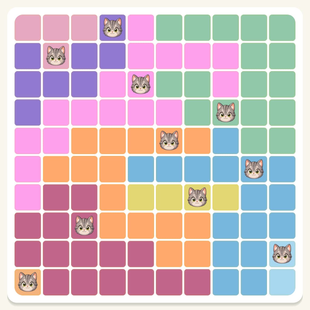 Meowdoku Level 515 Answer, Cheat & Solution
