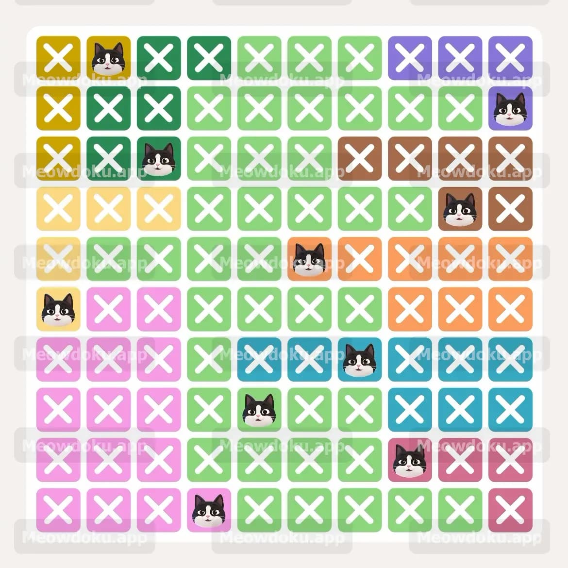 Meowdoku Level 88 Screenshot
