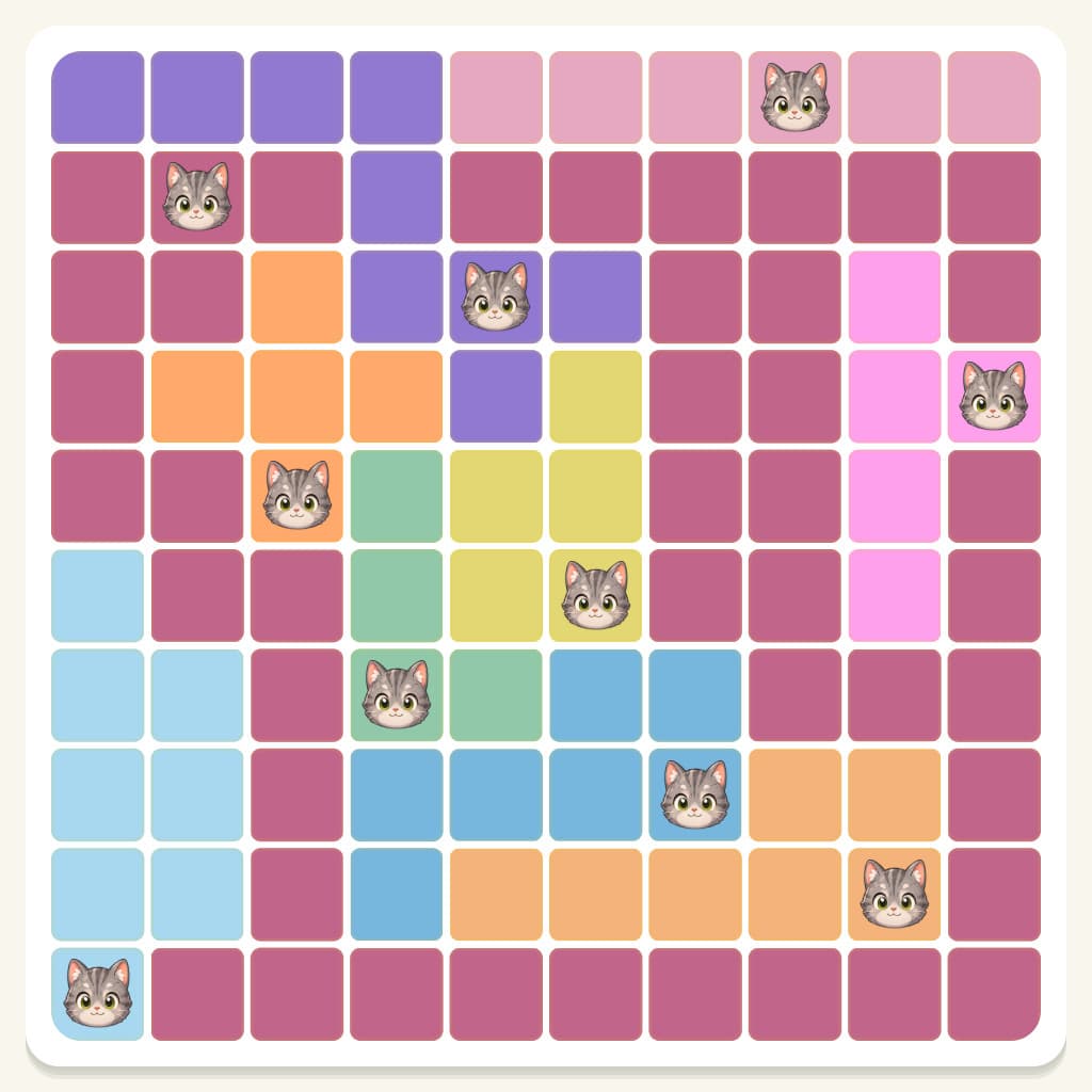 Meowdoku Level 850 Answer, Cheat & Solution