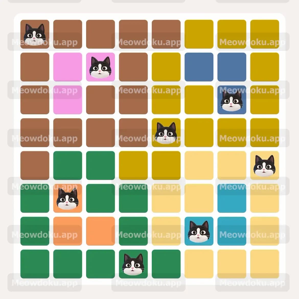 Meowdoku Level 40 Screenshot