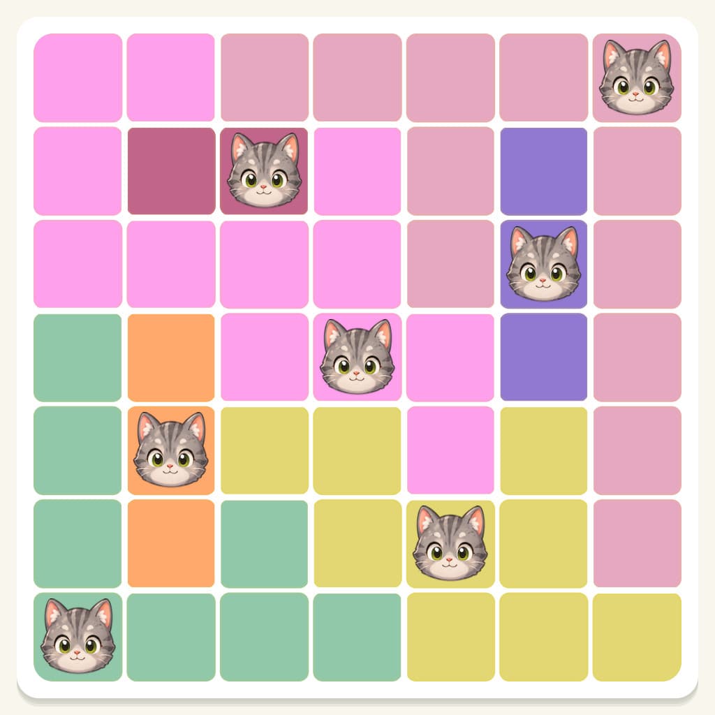 Meowdoku Level 536 Answer, Cheat & Solution