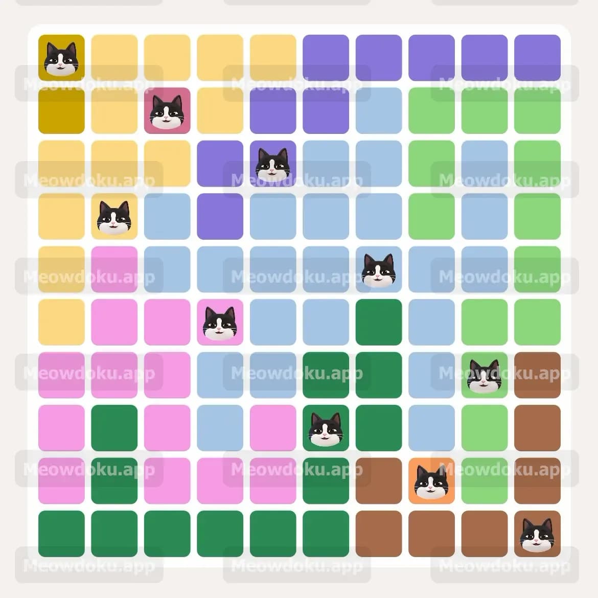 Meowdoku Level 189 Screenshot