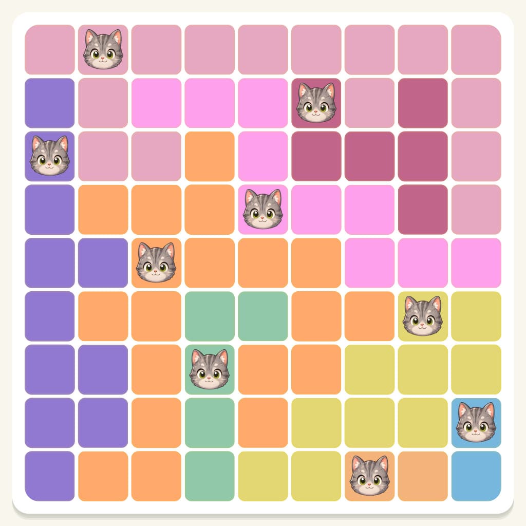 Meowdoku Level 738 Screenshot