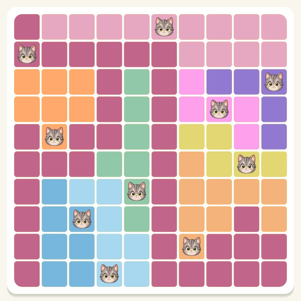 Meowdoku Level 105 Screenshot