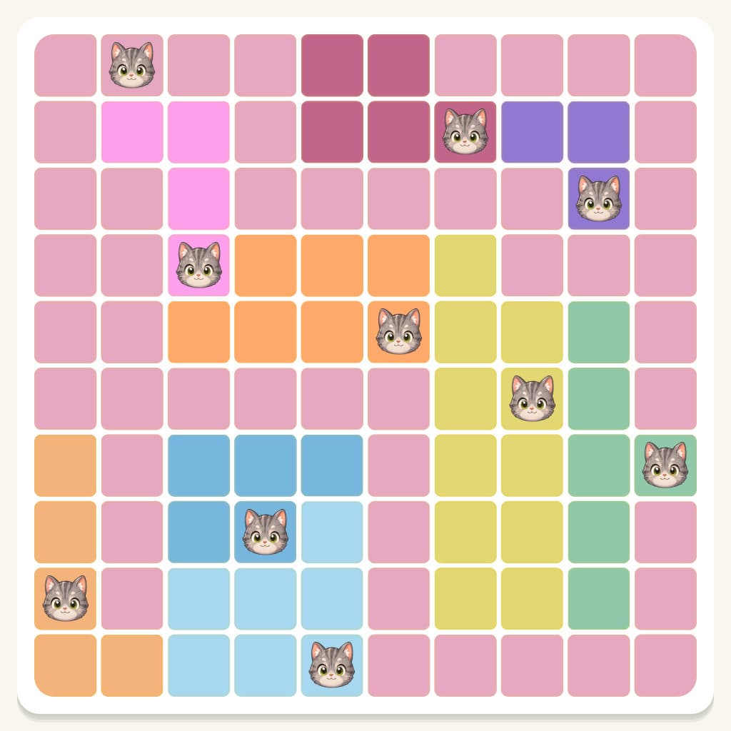 Meowdoku Level 610 Answer, Cheat & Solution