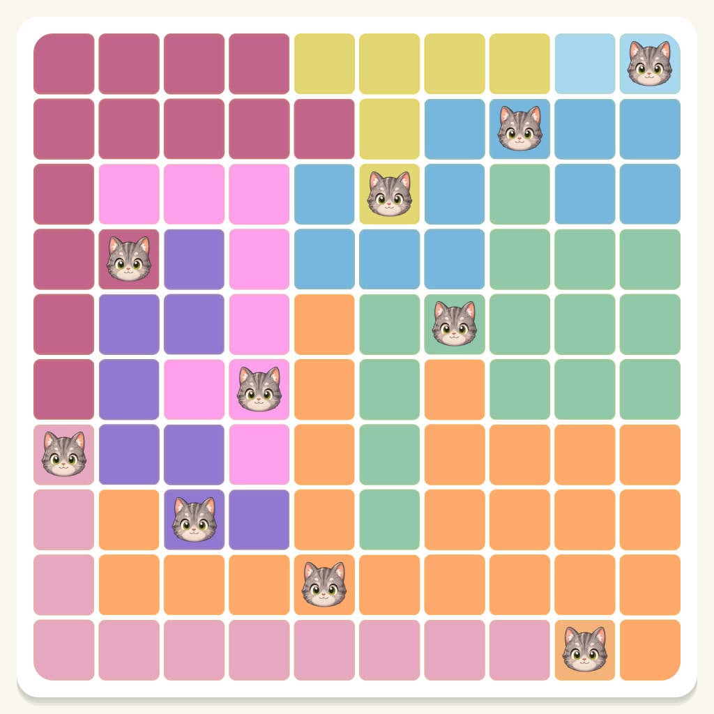 Meowdoku Level 975 Answer, Cheat & Solution