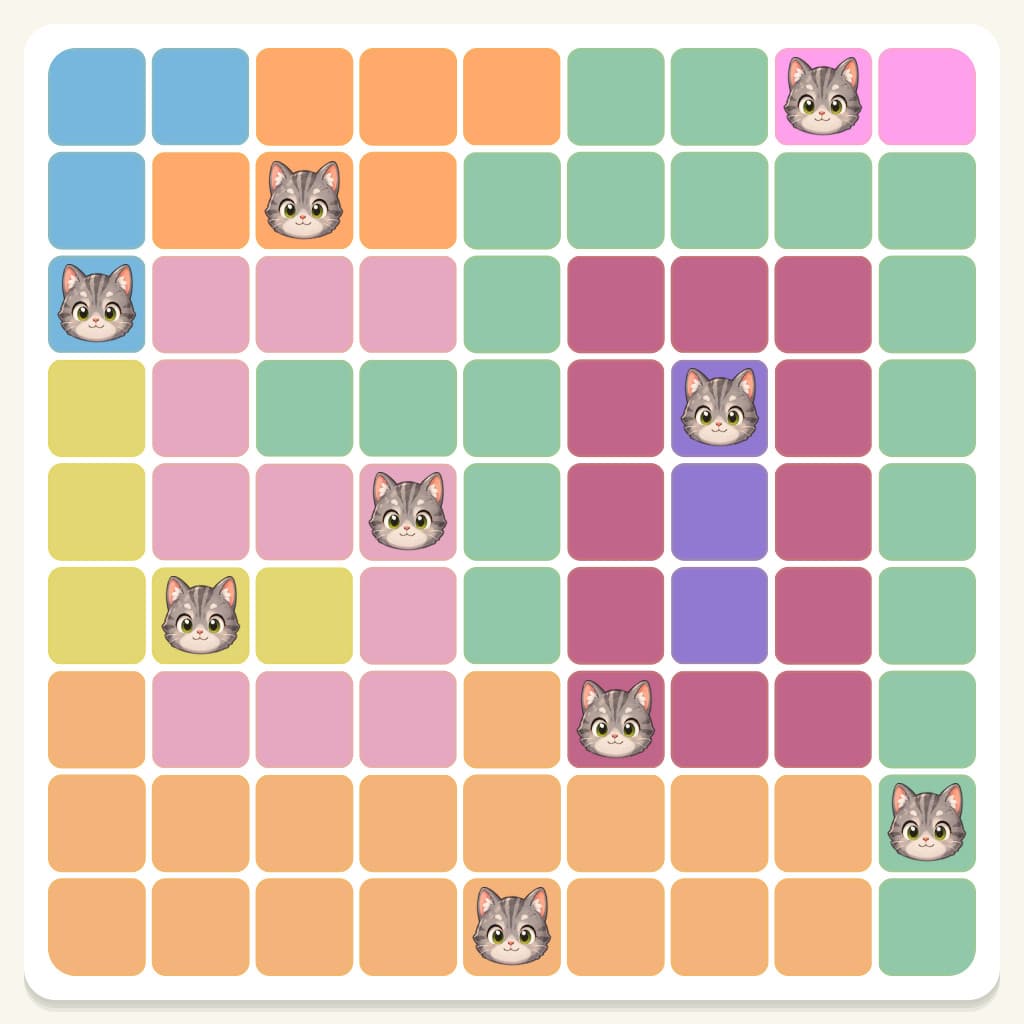 Meowdoku Level 50 Screenshot