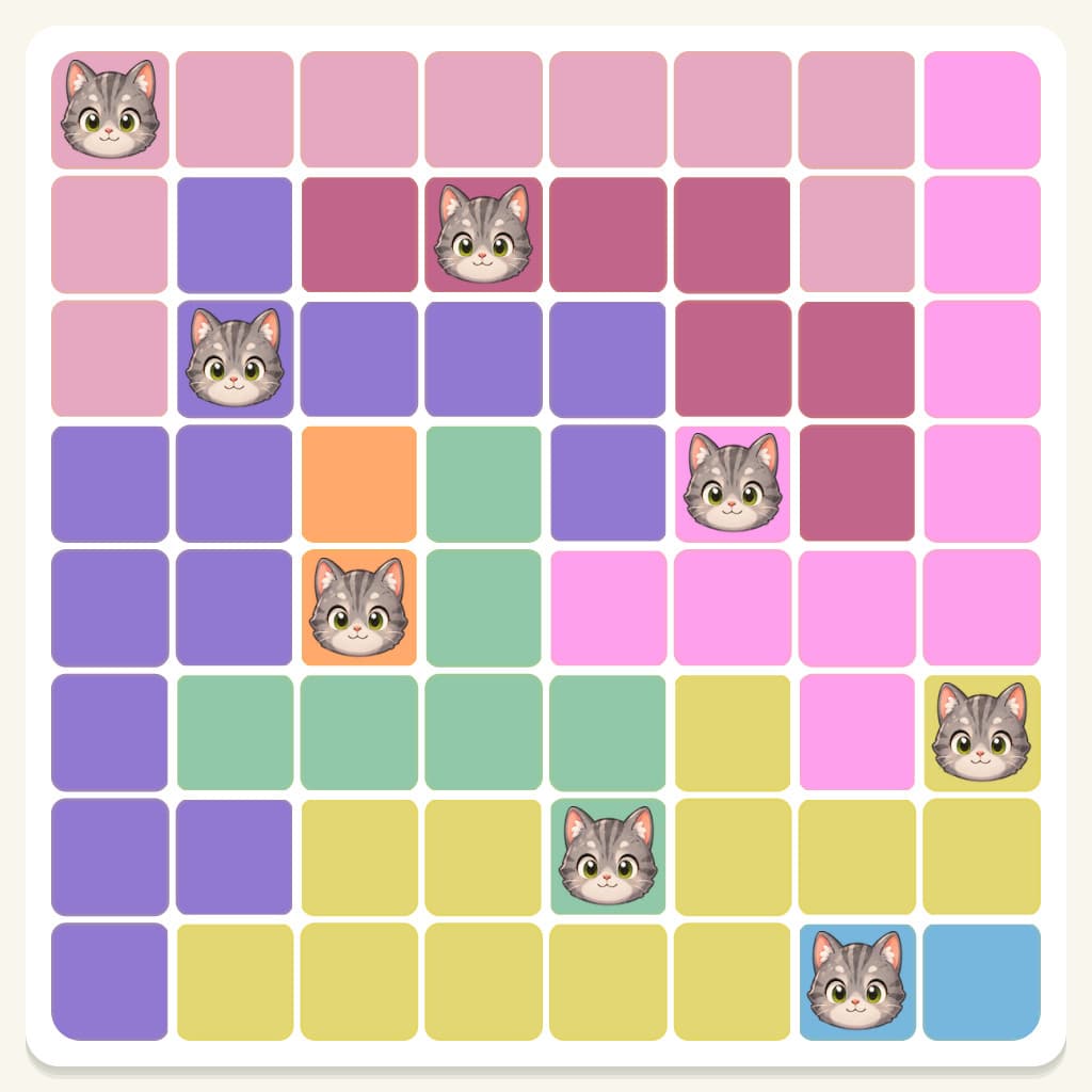 Meowdoku Level 909 Screenshot