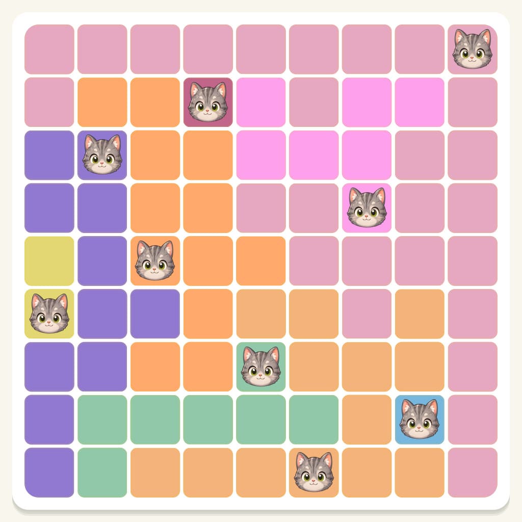 Meowdoku Level 844 Screenshot