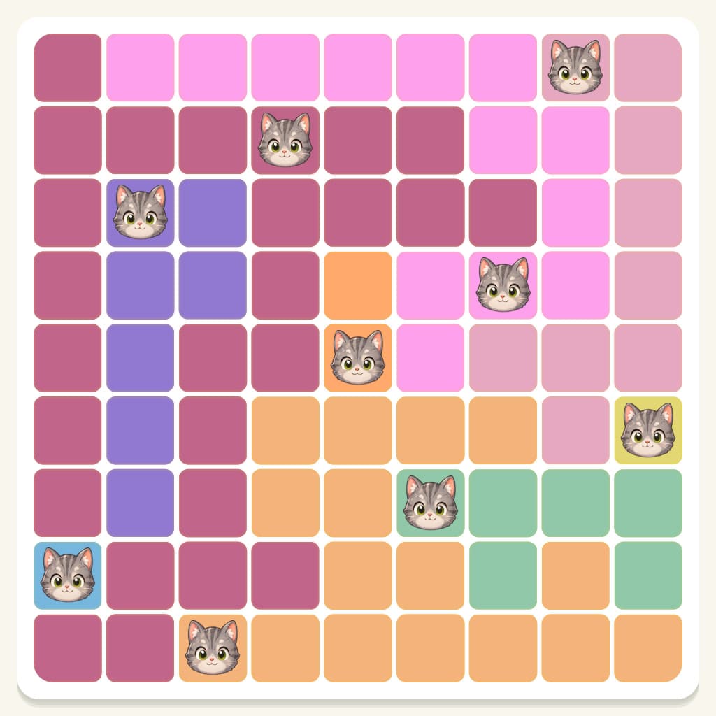 Meowdoku Level 454 Answer, Cheat & Solution