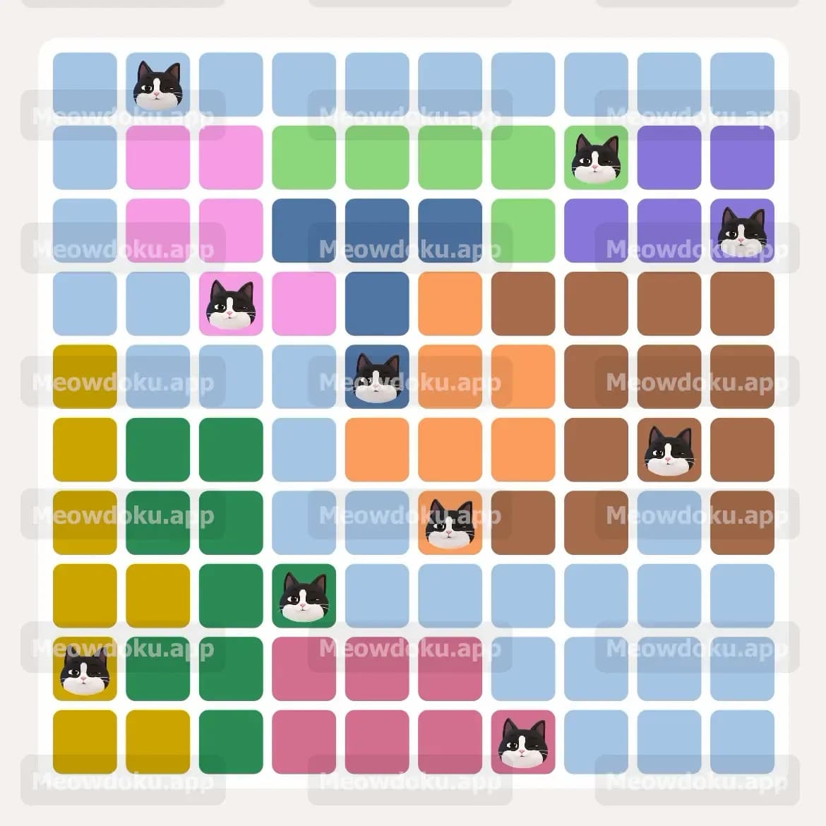 Meowdoku Level 155 Screenshot