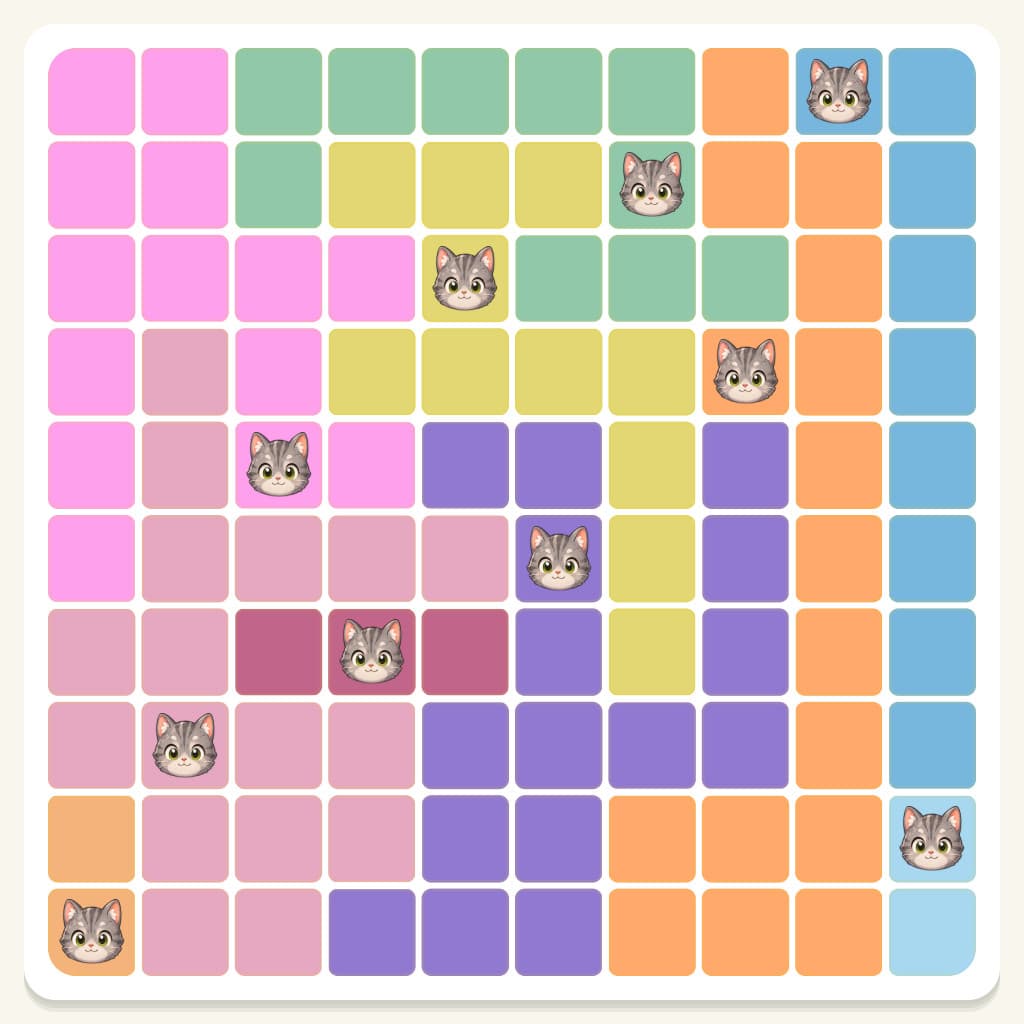 Meowdoku Level 695 Screenshot