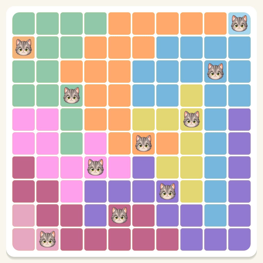 Meowdoku Level 375 Answer, Cheat & Solution