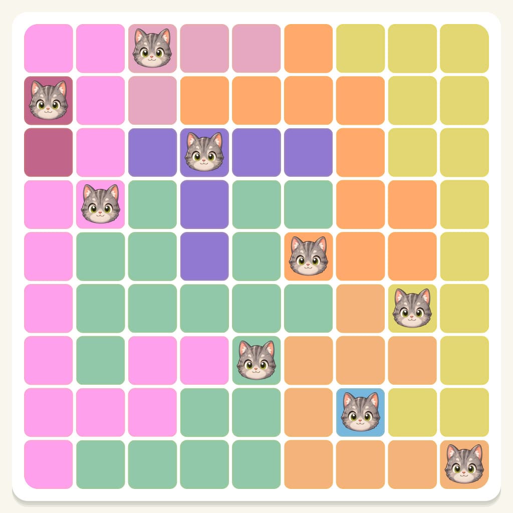Meowdoku Level 604 Answer, Cheat & Solution
