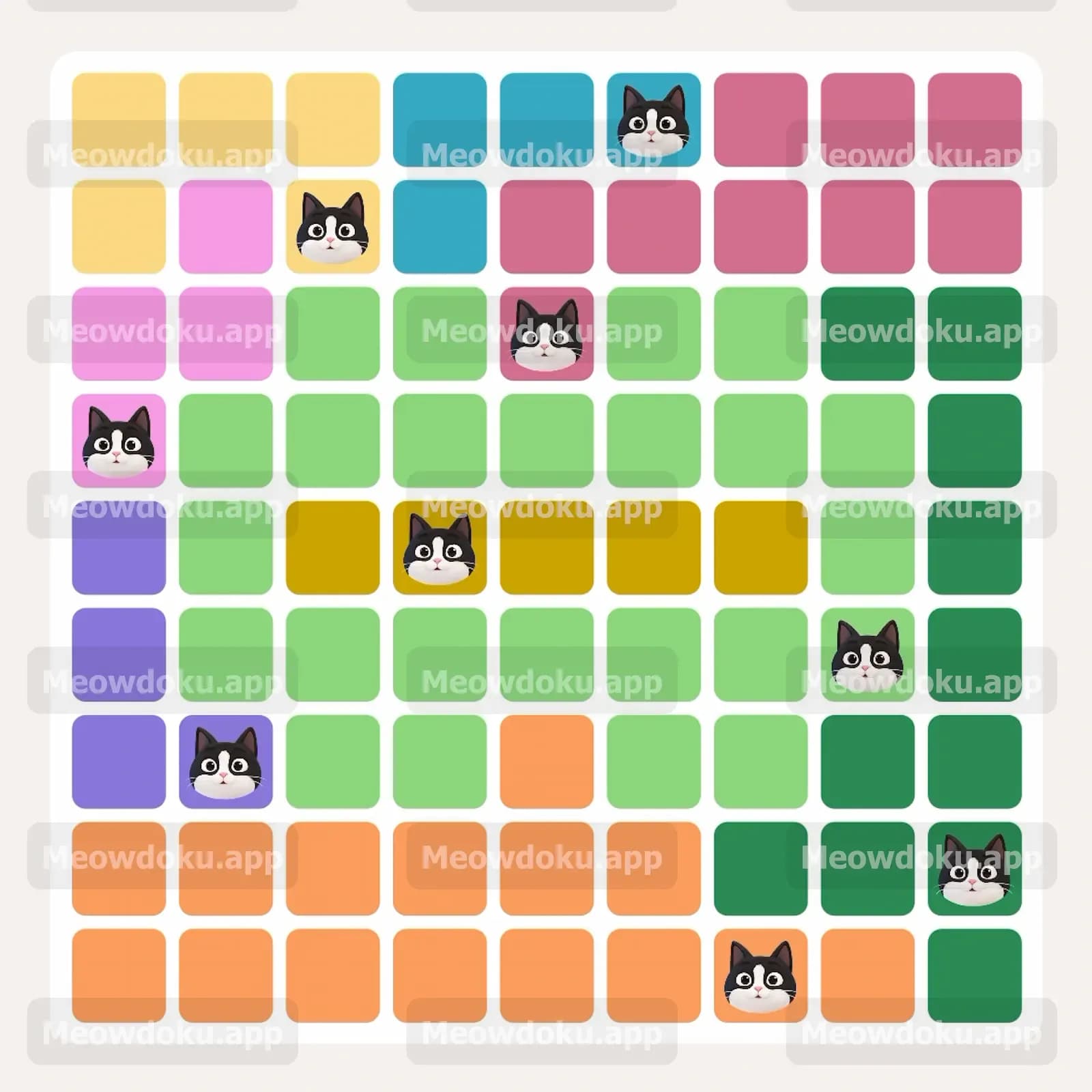 Meowdoku Level 294 Screenshot