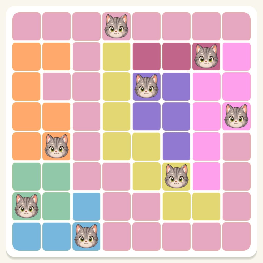 Meowdoku Level 887 Screenshot