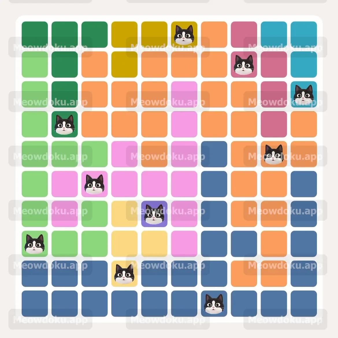 Meowdoku Level 120 Screenshot